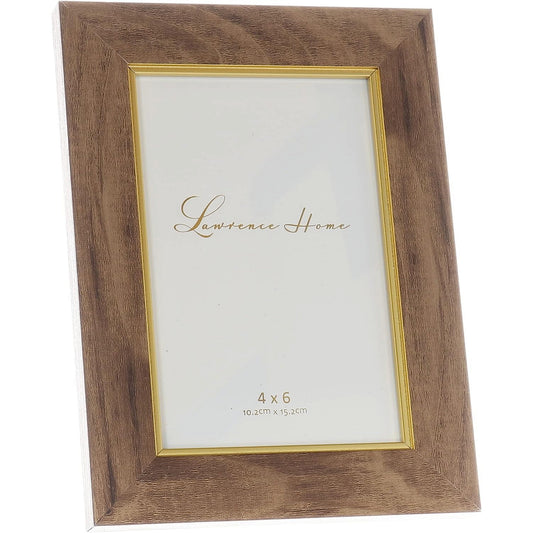 CHESTER Walnut Gold 4x6 frame - 4x6