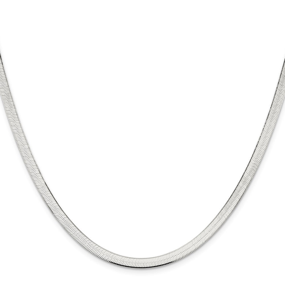 Sterling Silver 4.5mm Magic Herringbone Chain 20 Inches