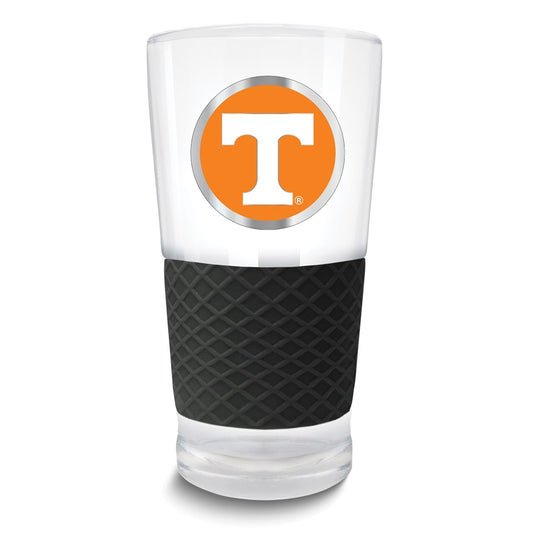 Collegiate University of Tennessee Score 22 oz. Pint Glass with Silicone Grip