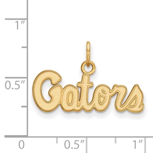 10k Gold LogoArt University of Florida Gators Script Extra Small Pendant Q1Y043UFL