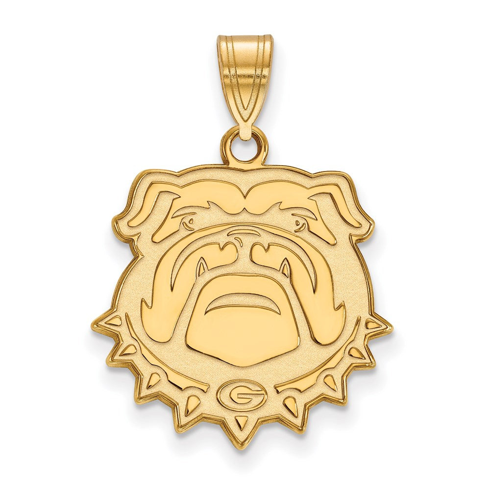 14k Gold LogoArt University of Georgia Bulldog Large Pendant Q4Y072UGA