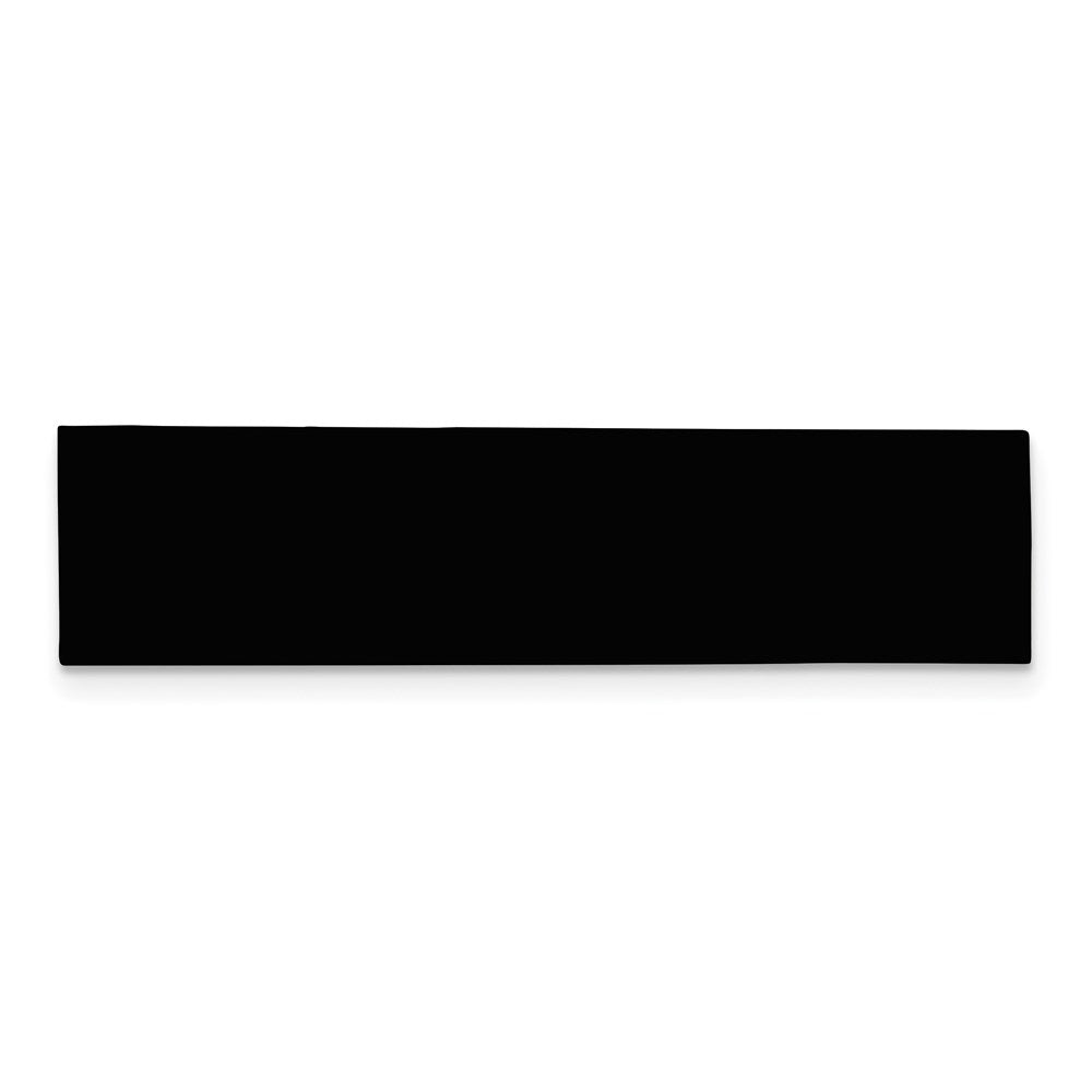 1/2 x 2 Black Anodized Aluminum Plates-Set of 6