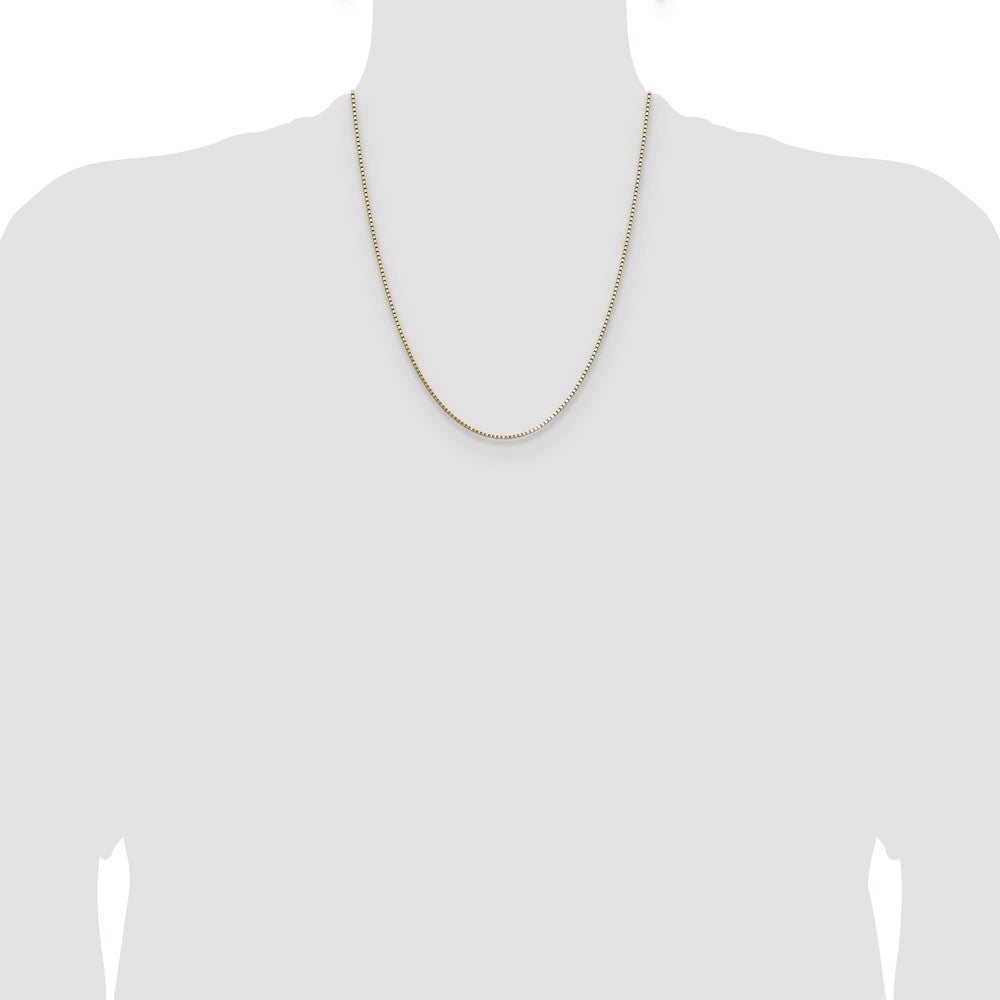 14K 1.10mm Box Chain