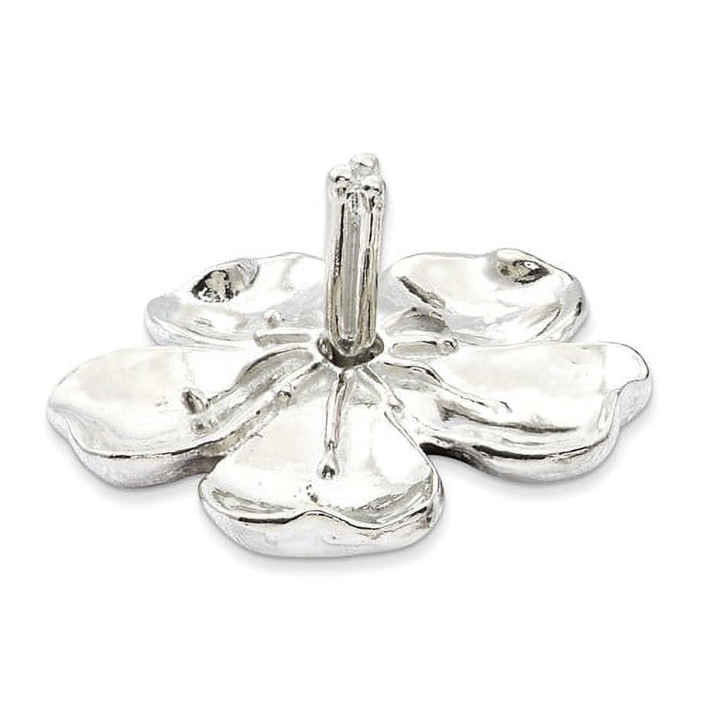 Handcrafted Tarnish-free Pewter Tiny Gardens Cherry Blossom Ring Holder QGM12040