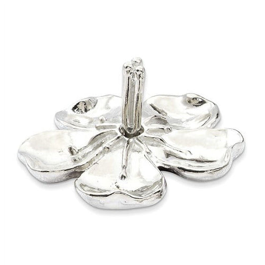 Handcrafted Tarnish-free Pewter Tiny Gardens Cherry Blossom Ring Holder QGM12040