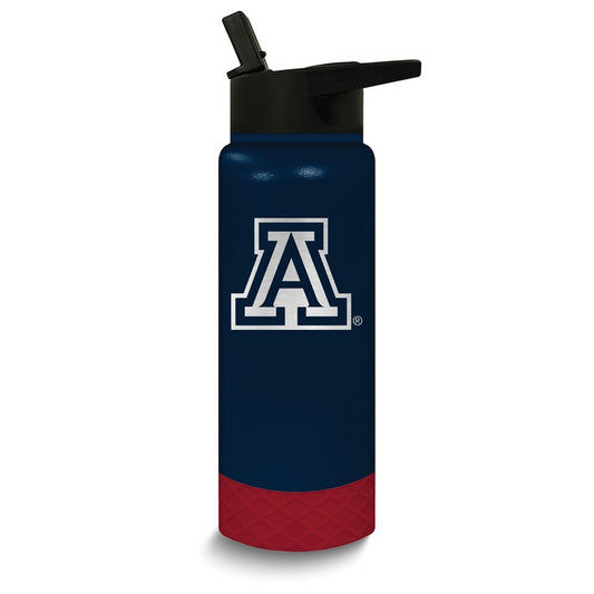Collegiate University of Arizona Stainless Steel Silicone Grip 24 oz. Water Bottle