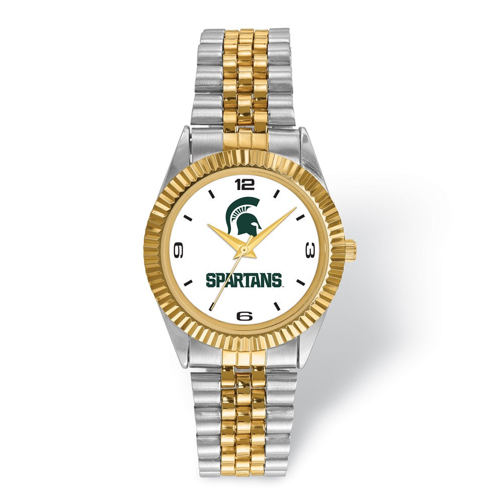 LogoArt Michigan State University Pro Two-tone Gents Quartz Watch QMIS165