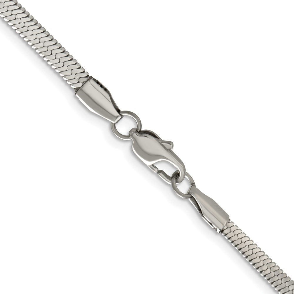Stainless Steel Polished 3.90mm 20in Herringbone Chain