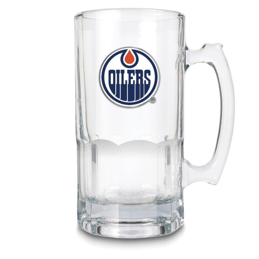 NHL Edmonton Oilers Glass 32 ounce Macho Mug