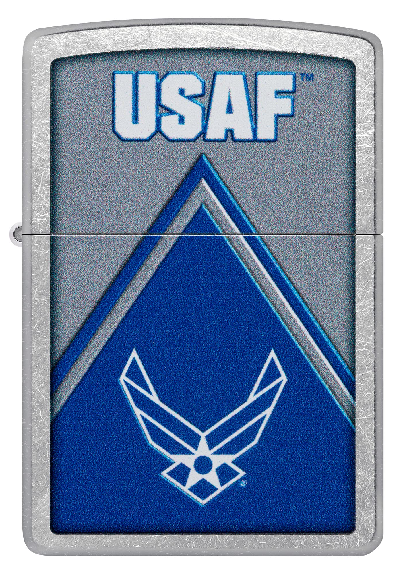 Zippo U.S. Air Force Design Street Chrome Pocket Lighter