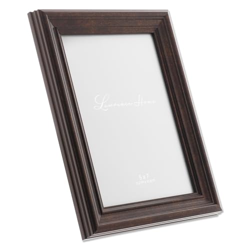 Lawrence Frames 5x7 Classic Detailed Oil Rubbed Bronze Picture Frame 535557