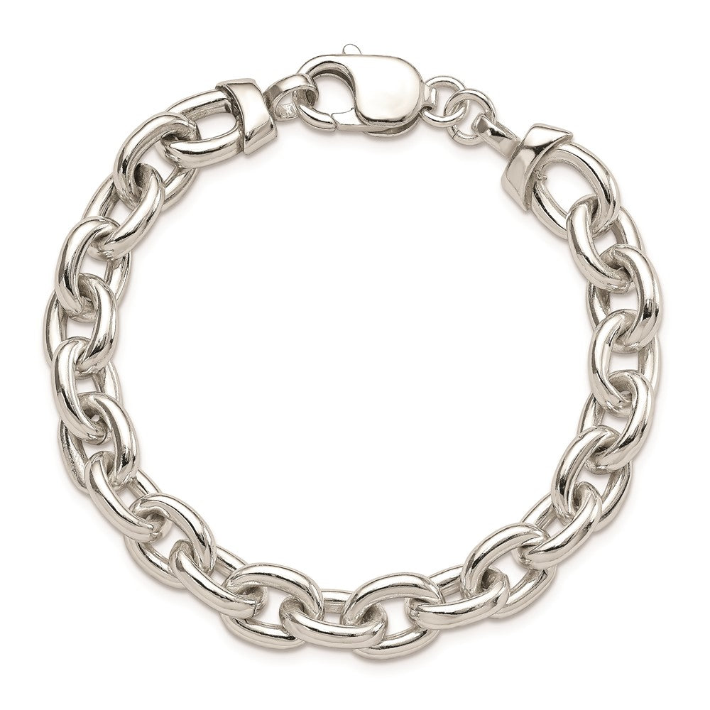 Sterling Silver Fancy Link Bracelet 7.5 inches