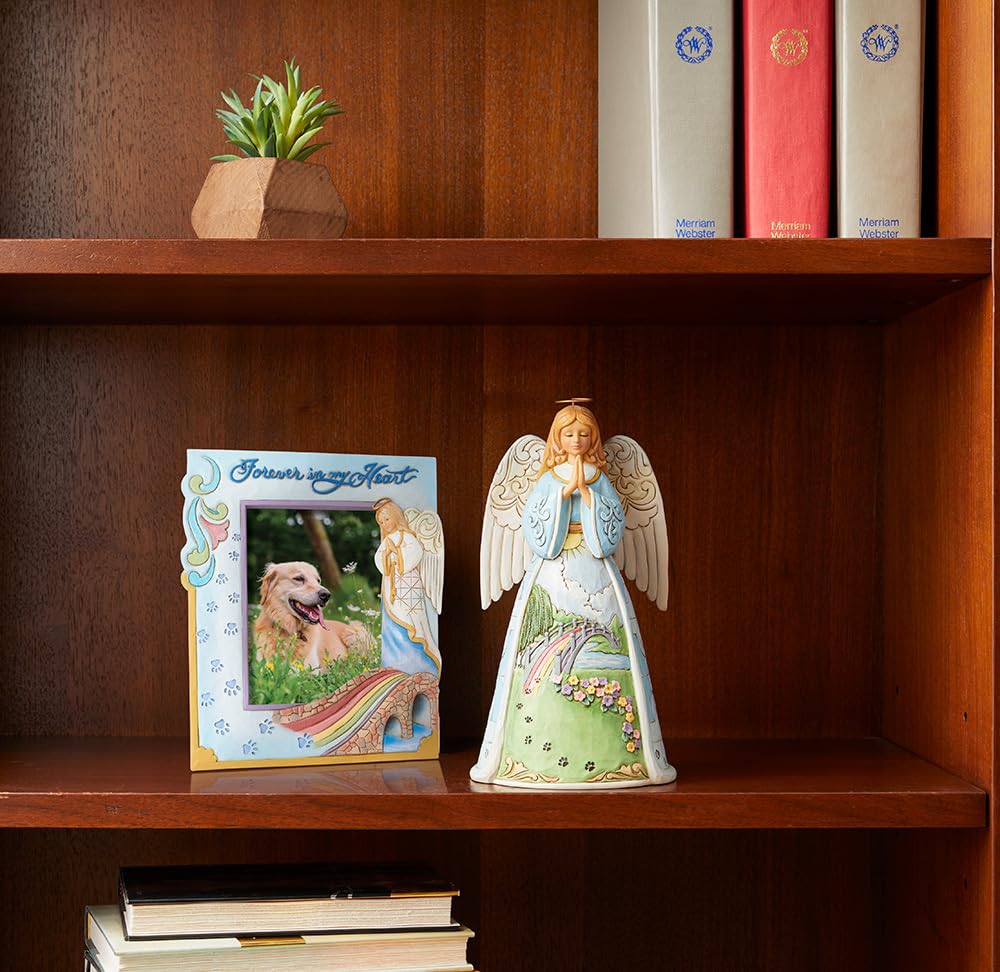 Enesco Jim Shore Heartwood Creek Rainbow Bridge Angel Figurine