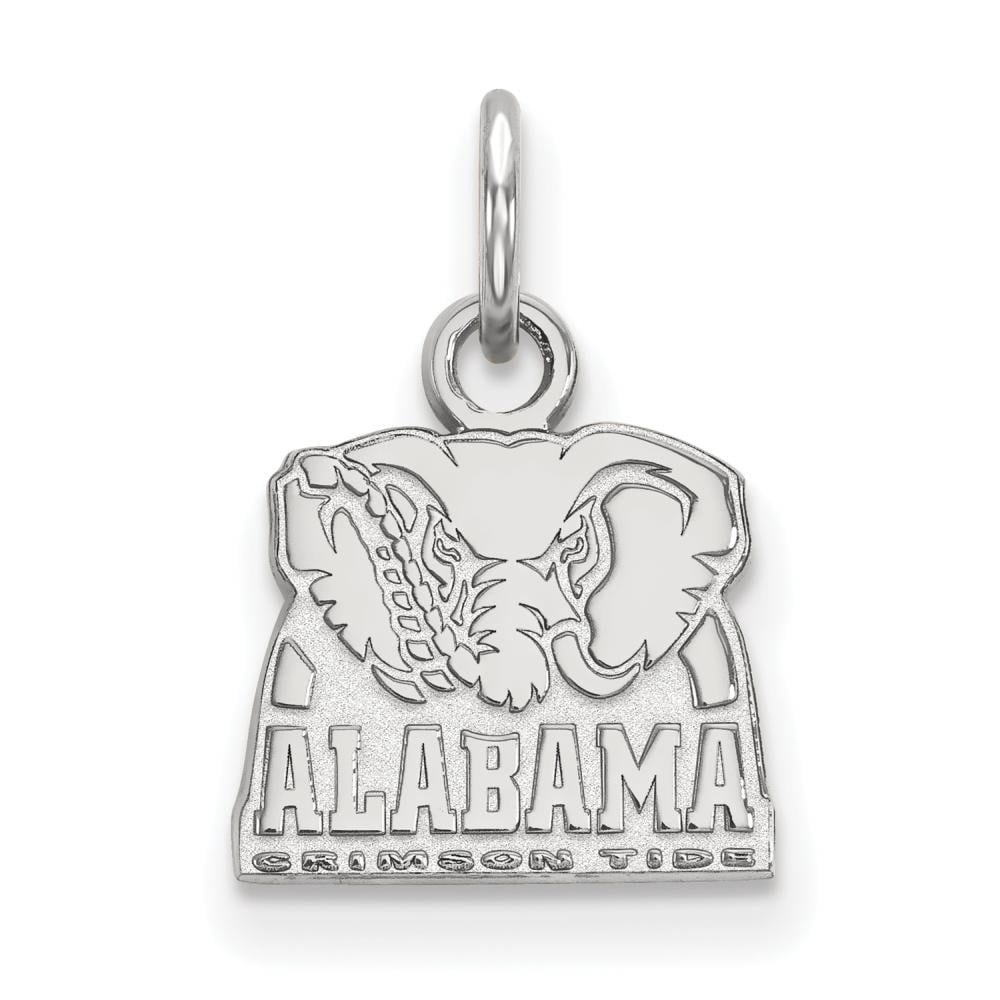 LogoArt Sterling Silver University Of Alabama Xs Pendant Necklace Female Adult