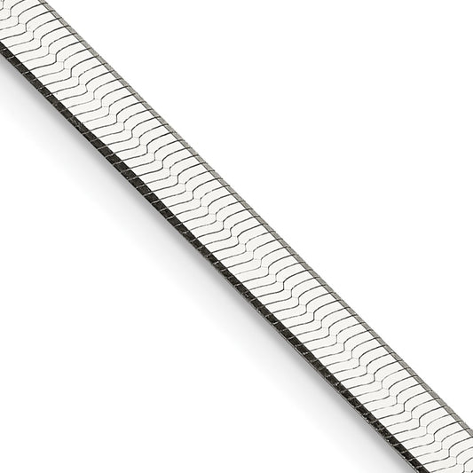 Sterling Silver 3.5mm Magic Herringbone Chain 16 Inches