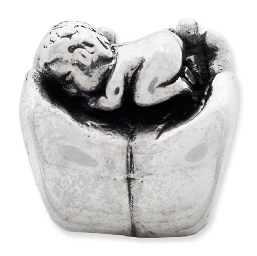 Sterling Silver Reflections Baby in Hands Bead