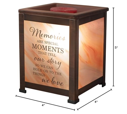 Memories Are Special Moments. Light-Up Glass Lantern Scented Wax Warmer QGM22855