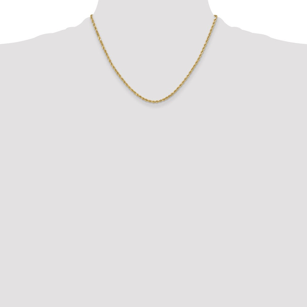 10k 3mm Semi-solid D/C Rope Chain