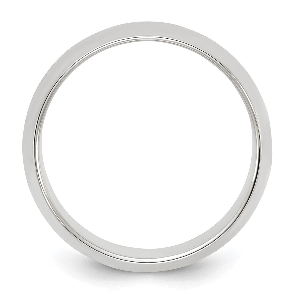 Sterling Silver 8mm Half Round Size 6.5 Band
