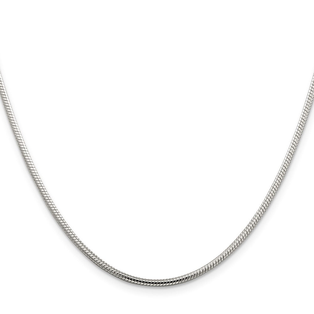 Sterling Silver 2mm Snake Chain 18 Inches