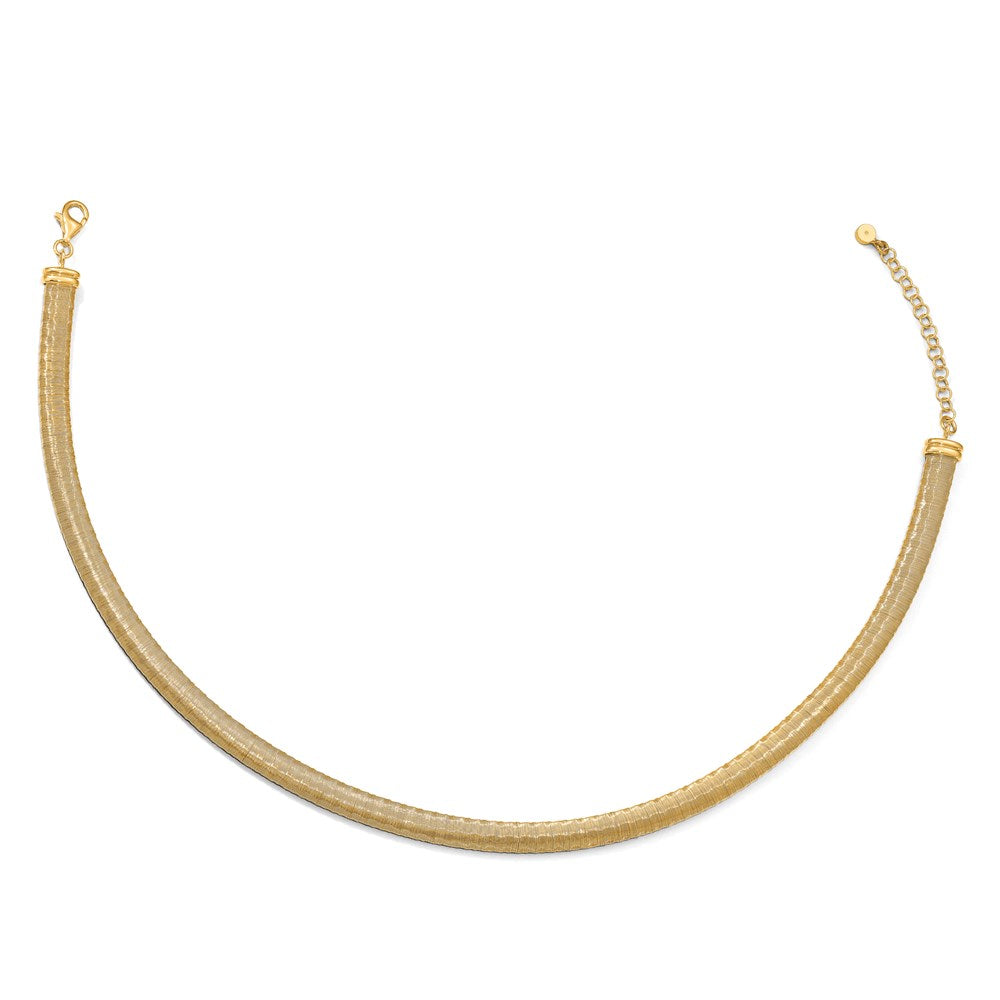 Sterling Silver Gold-tone with 2in ext. Necklace