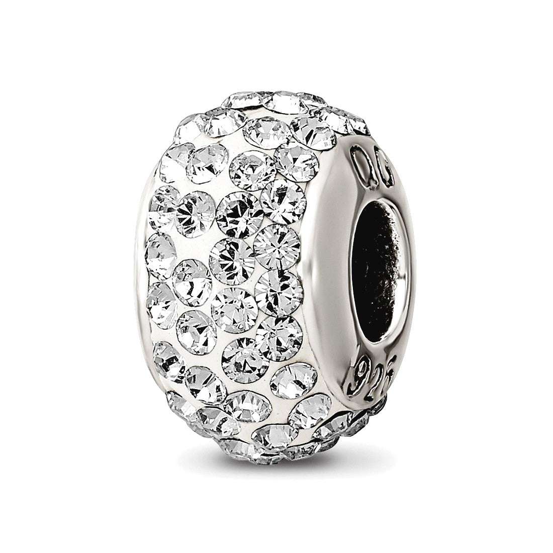 Sterling Silver Reflections April Full Preciosa Crystal Bead