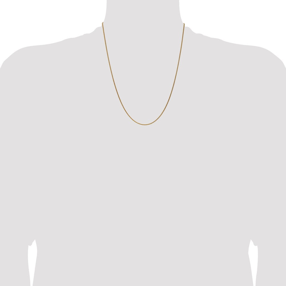 14K 1.65mm Spiga Chain