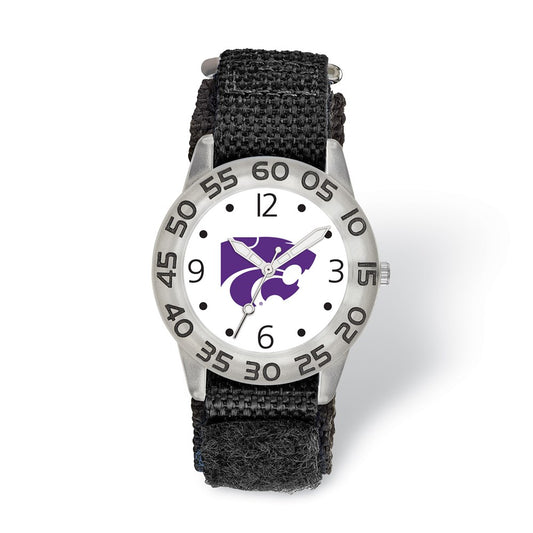 LogoArt Kansas State University Childs Fan Nylon Strap Quartz Watch QKSU173