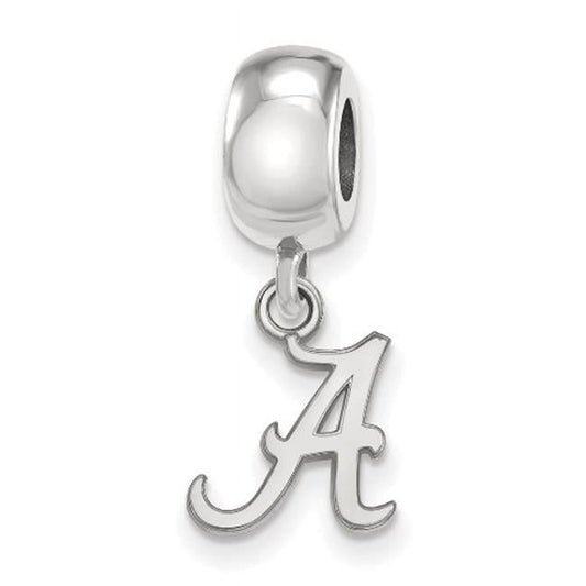 LogoArt SS035UAL Sterling Silver University of Alabama Extra Small Dangle Bead Charm