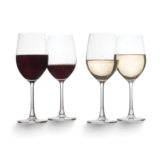 Set of Four Crystal 14.5 ounce Gift Boxed Wine Glasses