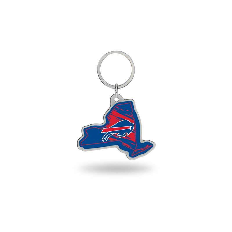 Buffalo Bills State Shape Keychain Metal
