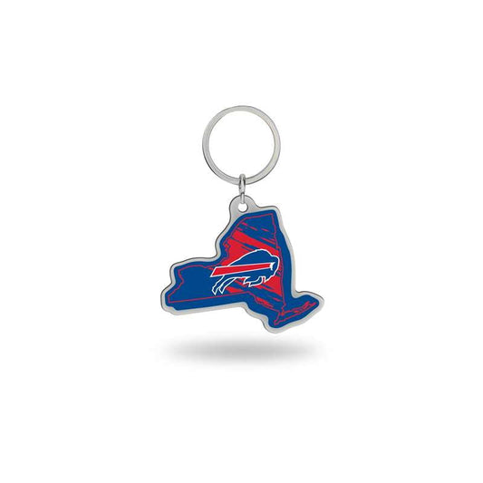 Buffalo Bills State Shape Keychain Metal