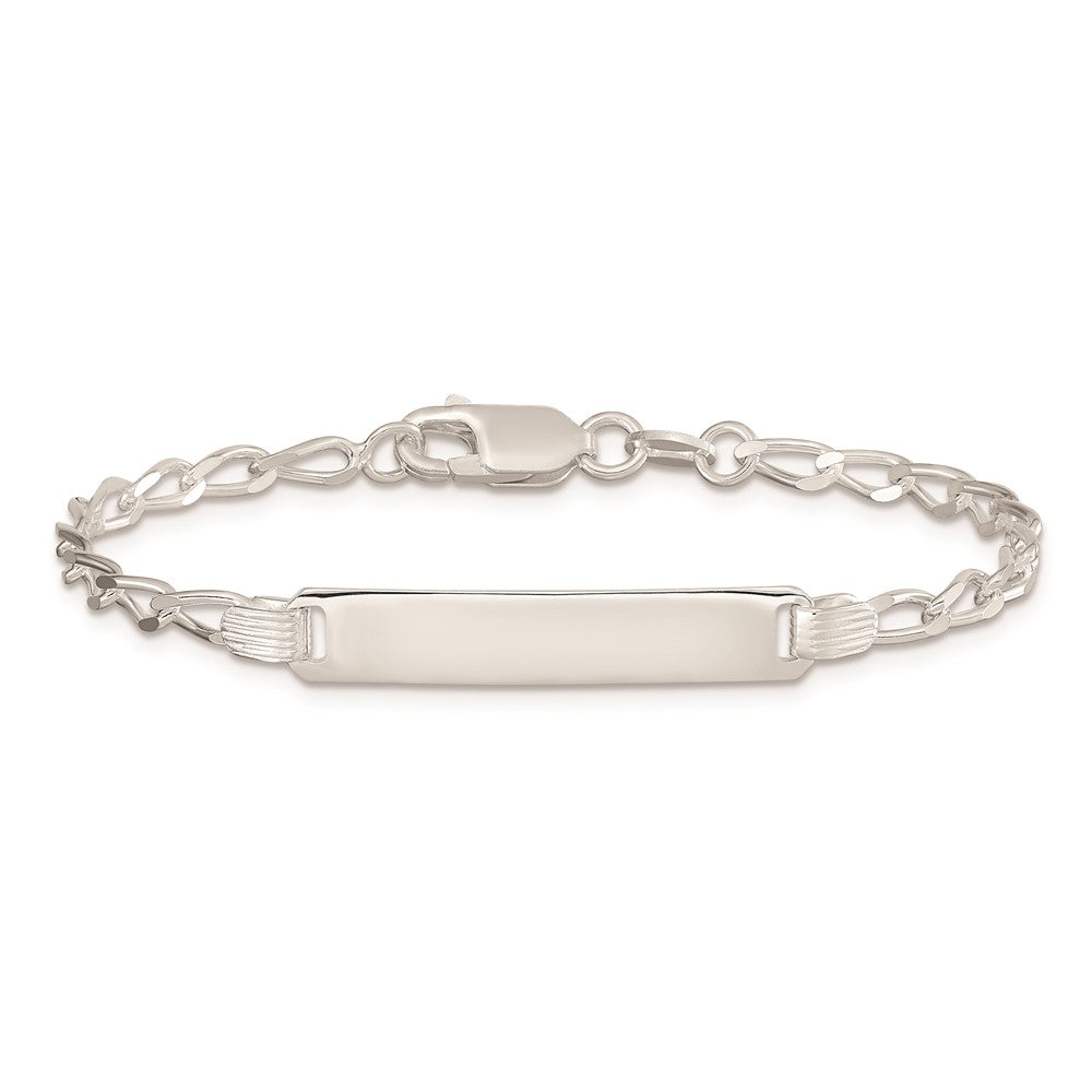 Sterling Silver Children's ID Bracelet 6 inches