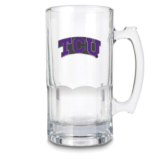 NCAA Texas Christian University Glass 32 ounce Macho Mug