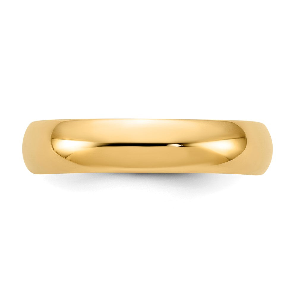 10k Yellow Gold 5mm Standard Weight Comfort Fit Wedding Band Size 11