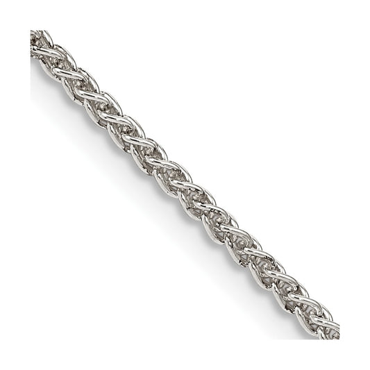 Sterling Silver 1.75mm Round Spiga Chain 20 Inches