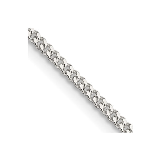Sterling Silver 1.75mm Curb Chain 20 Inches