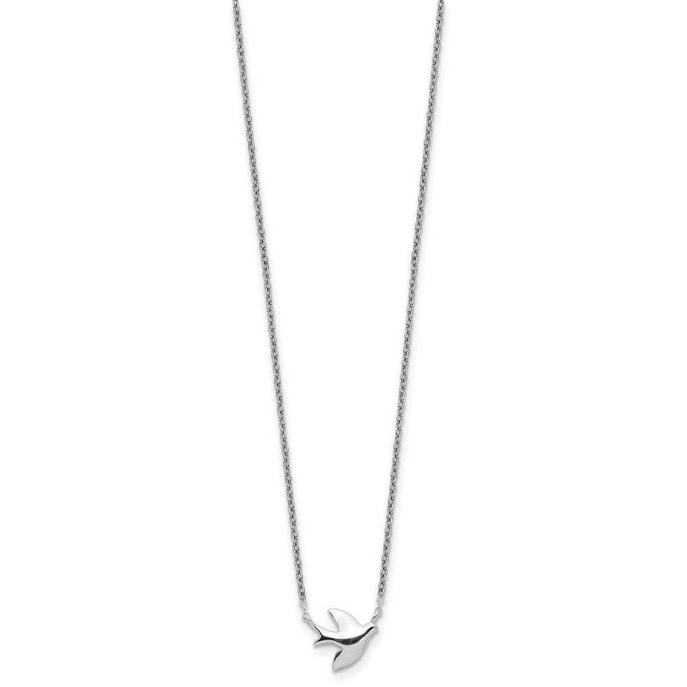 Sterling Silver Bird Necklace 16 Inches