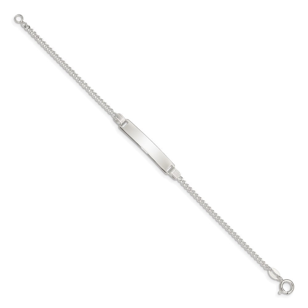 Sterling Silver Children's ID Bracelet 6 inches