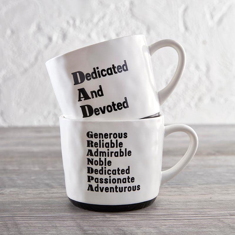 Dedicated And Devoted Mug For Dad