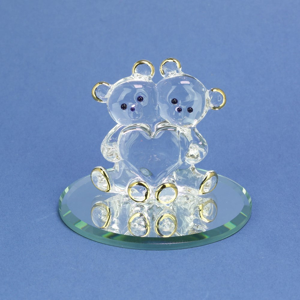 Glass Baron "You and Me" Bear Pair