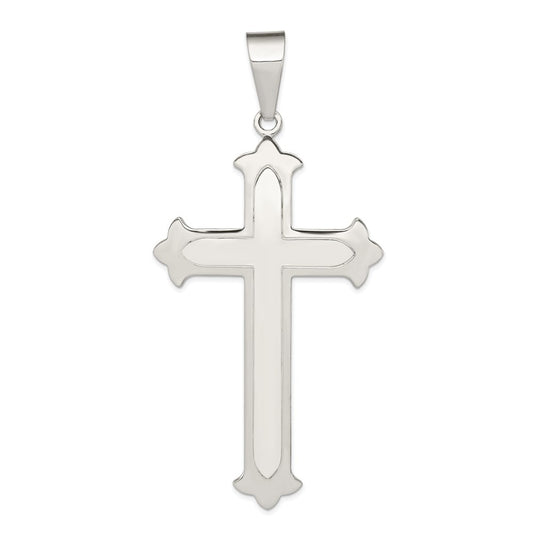 Sterling Silver Polished Cross Pendant