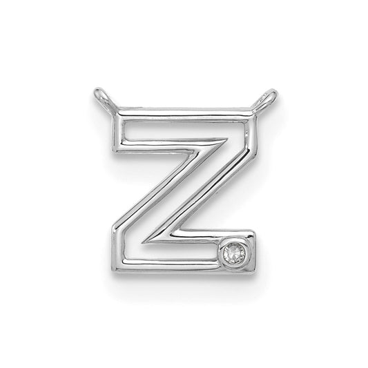 Stella & Dot 10kw Diamond Initial Z Charm Element