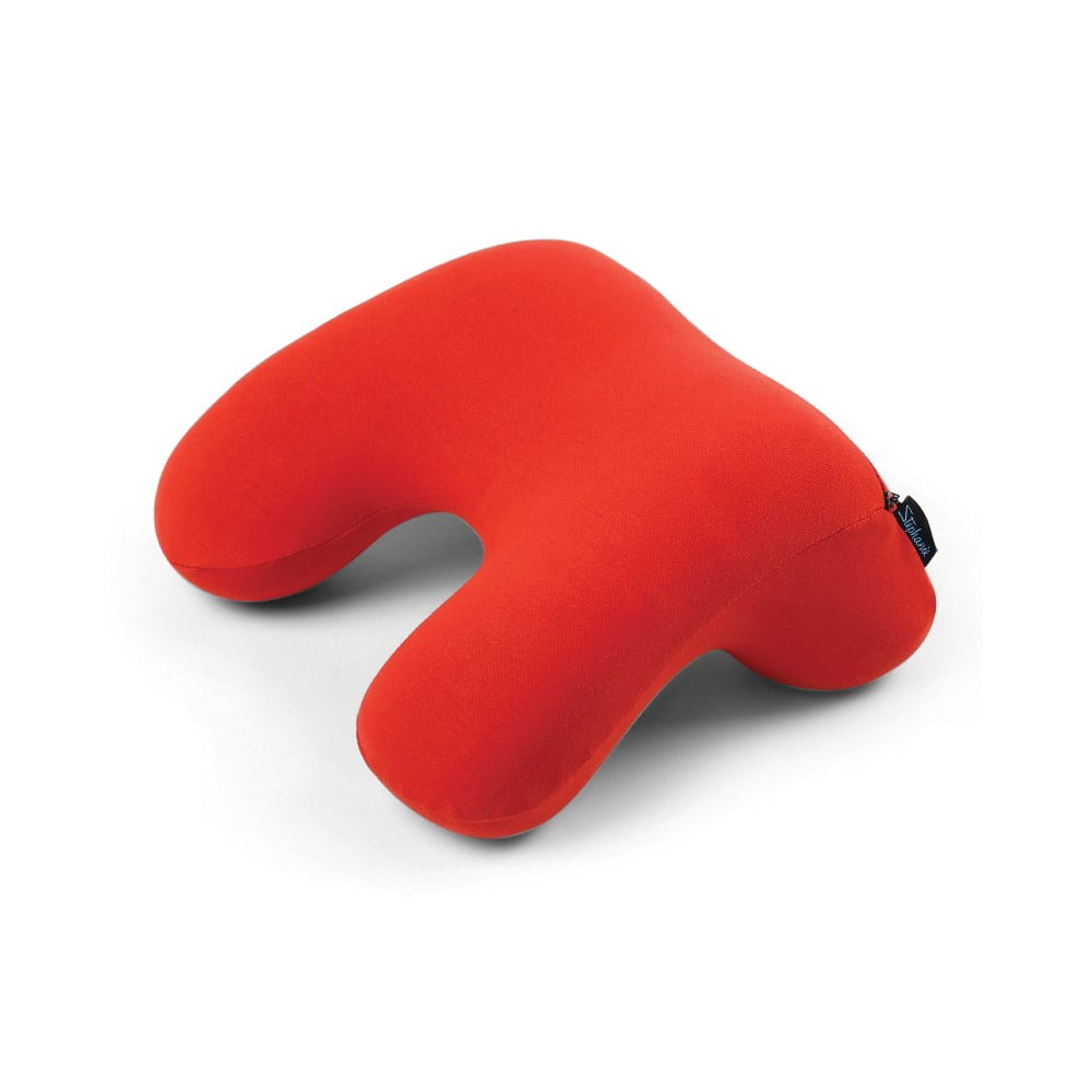 Red Travel Pillow Set with Eye Mask and Ear Plugs QGM22668
