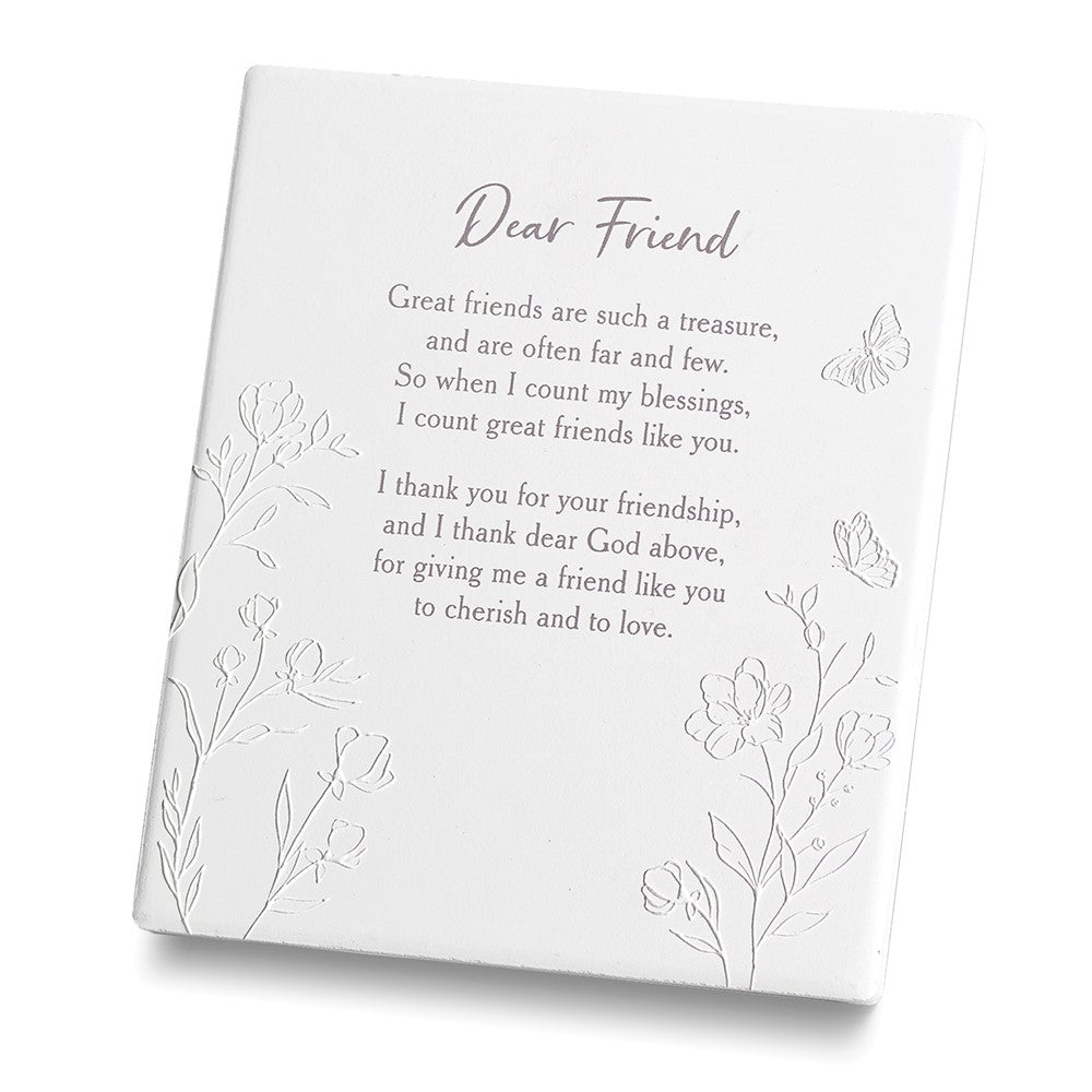 Ceramic Dear Friend Wall Plaque