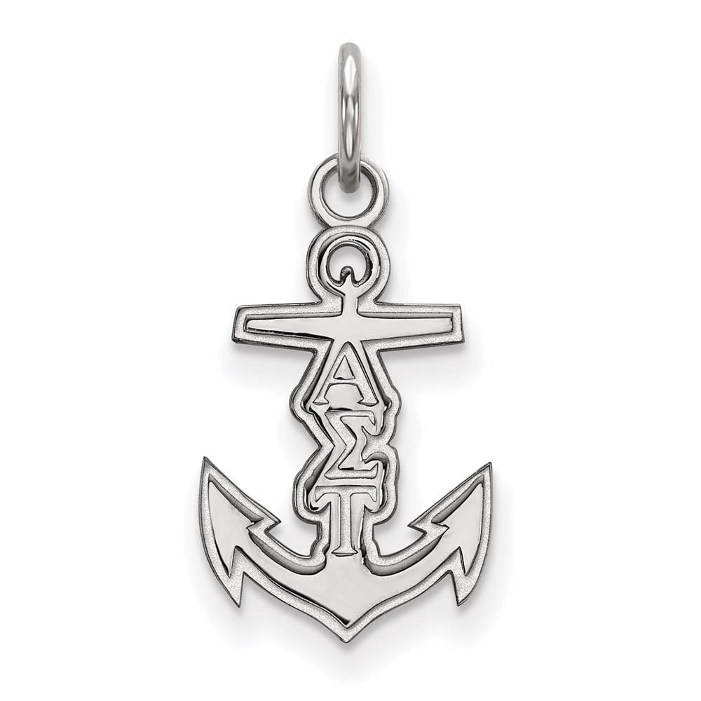 Sterling Silver Official Licensed Greek Sororities Alpha Sigma Tau (???) XS Pendant