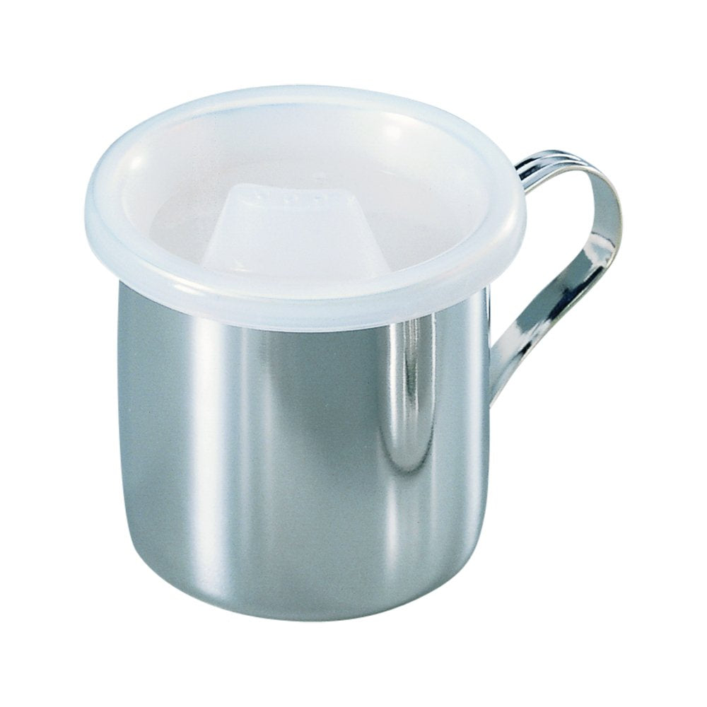 Contemporary Home Living 2.75" x 3.75" Straight Side Silver Baby Cup