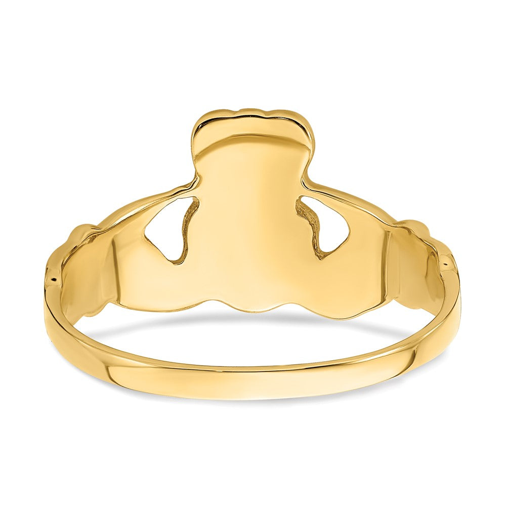 14k Men's Claddagh Ring Size 9.75