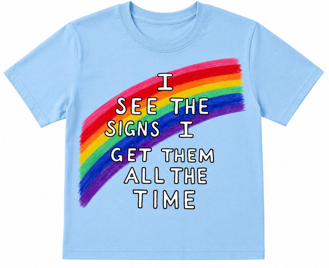 Lotus Kay "Rainbow Signs" T-shirt