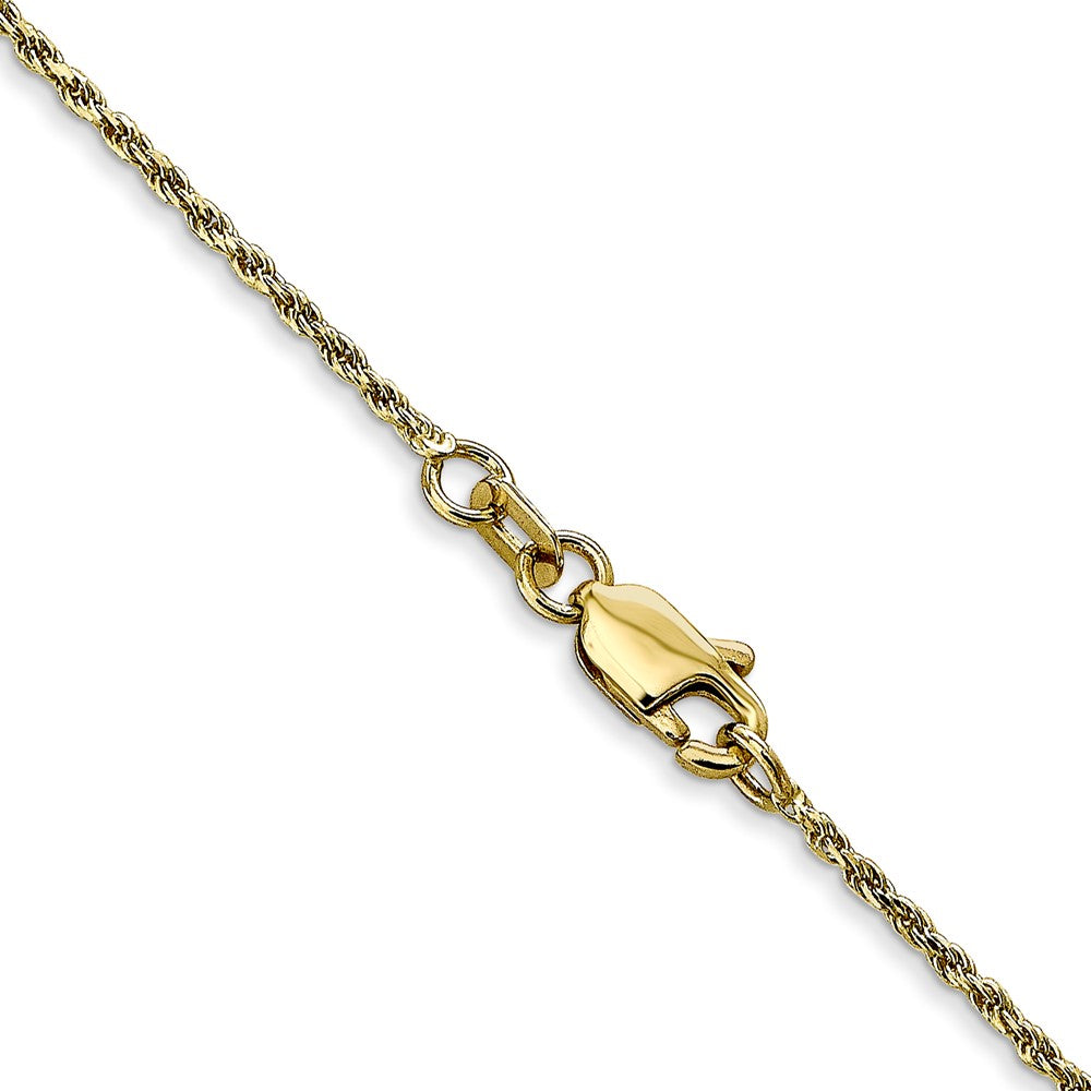 10k 1.15mm Diamond Cut Machine Made Rope Chain